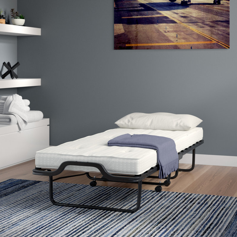 Symple Stuff Folding Bed with Mattress & Reviews Wayfair
